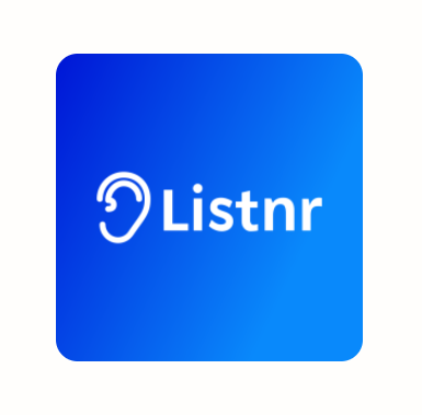 ai voice generator, listnr